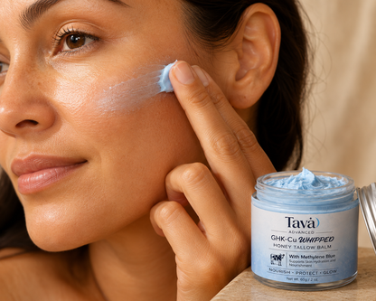 Tava Advanced GHK-Cu Whipped Honey Tallow Balm