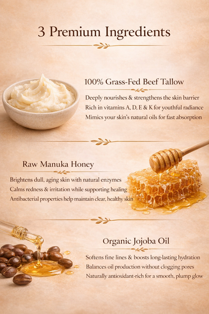 Tava Radiant Honey Tallow Balm