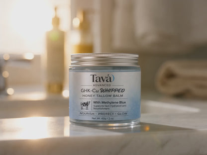 Tava Advanced GHK-Cu Whipped Honey Tallow Balm