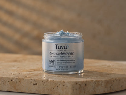 Tava Advanced GHK-Cu Whipped Honey Tallow Balm